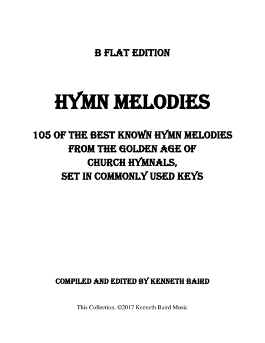 Hymn Melodies Trumpet Solo scores gallery preview page 1