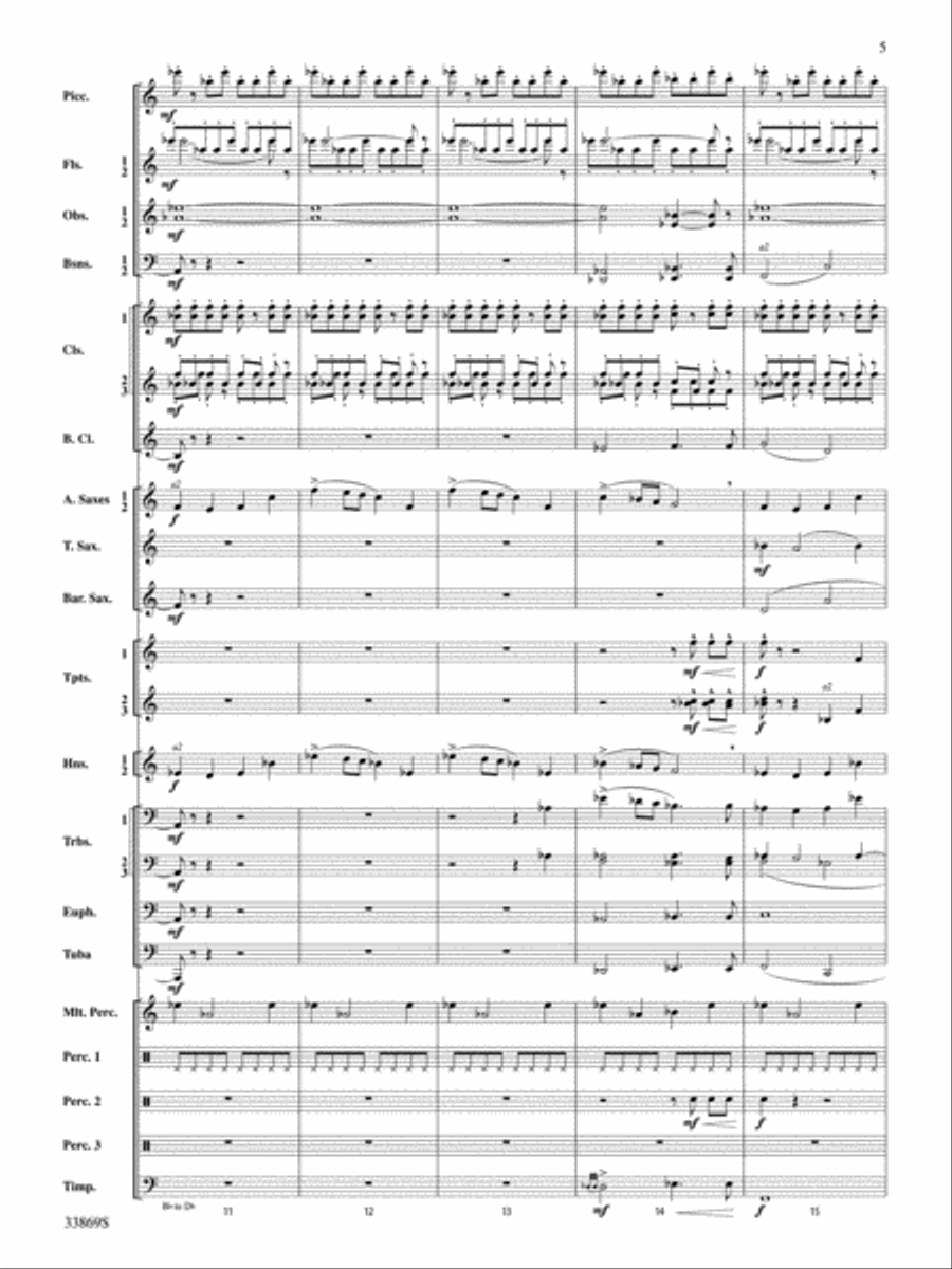 Mt. Everest Mt. Everest Concert Band scores gallery preview page 25