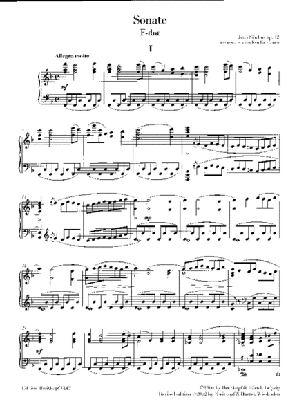 Sonata in F major Op. 12