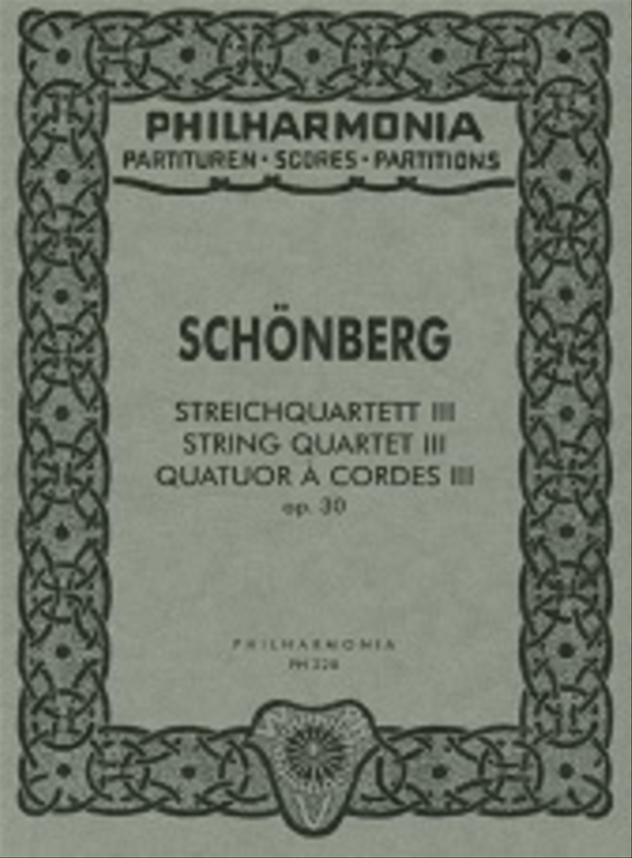 Third String Quartet, Op. 30 String Quartet scores gallery preview page 1
