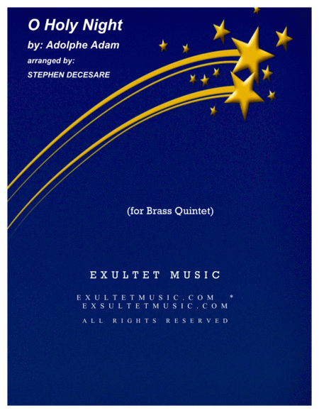 O Holy Night (for Brass Quintet and Piano) image number null