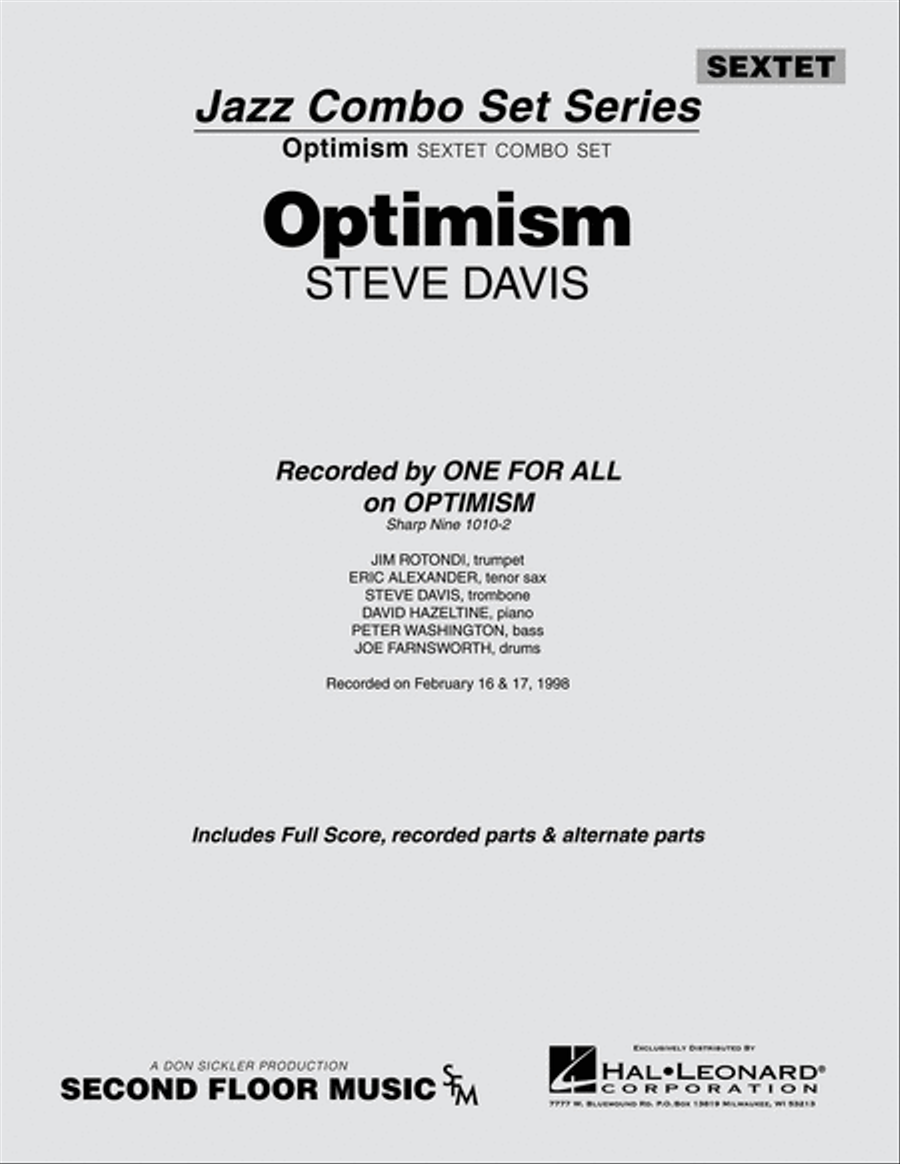 Optimism Optimism Jazz Ensemble scores gallery preview page 1