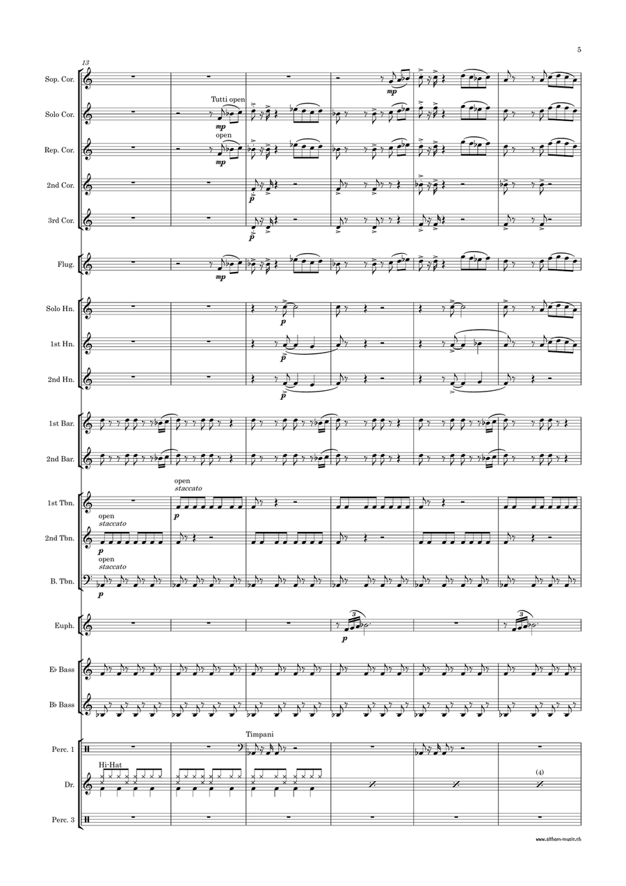 From The Source To The Sea Brass Band scores gallery preview page 6