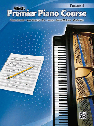 Book cover for Premier Piano Course Theory, Book 5