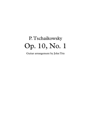 Opus 10, No. 1 - tab