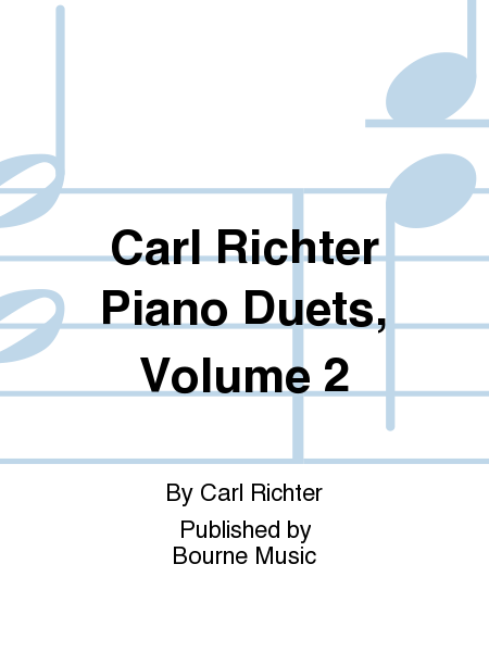 Carl Richter Piano Duets, Volume 2