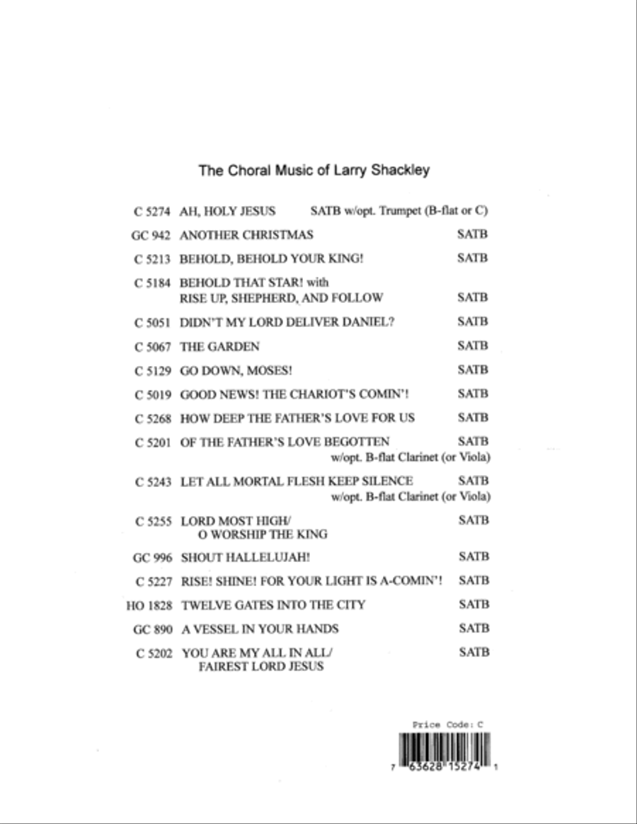 Ah, Holy Jesus Ah, Holy Jesus 4-Part scores gallery preview page 12