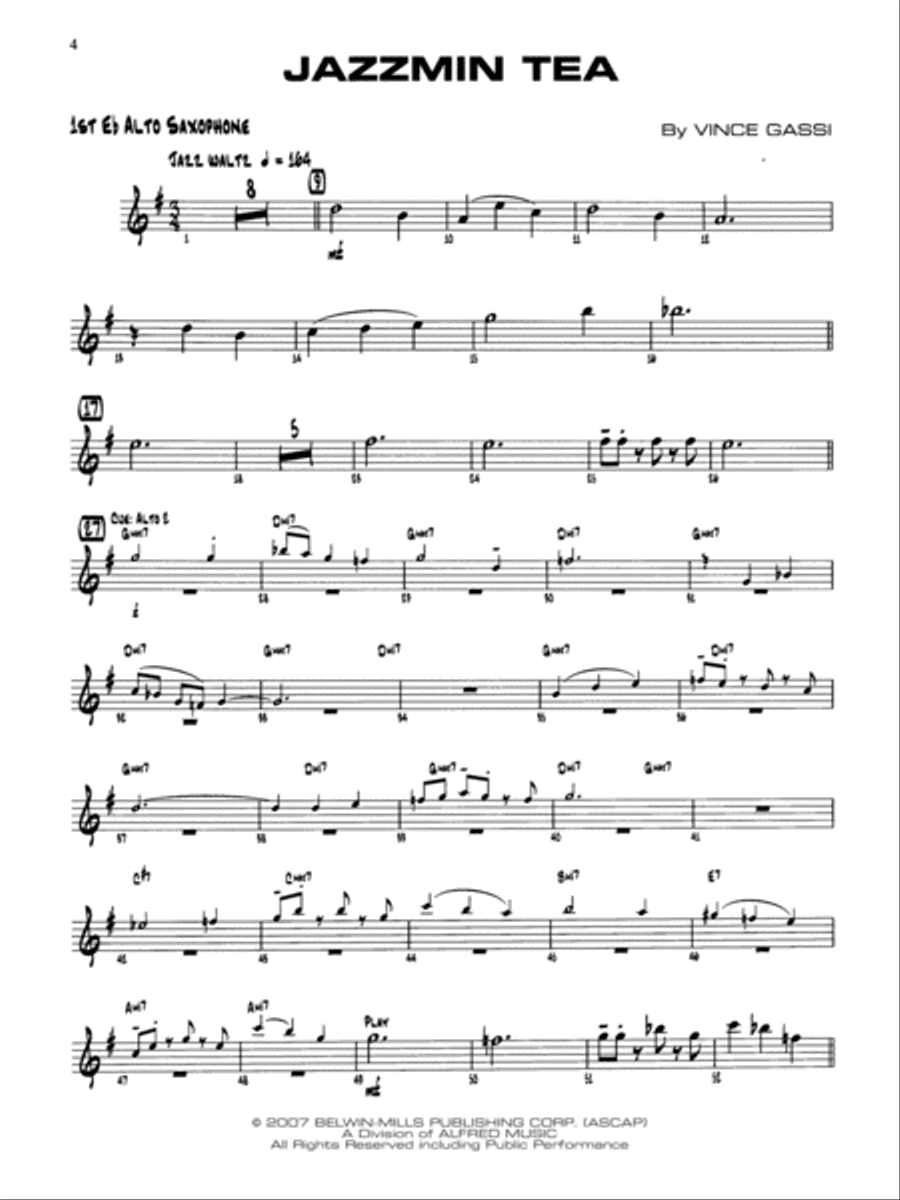 First Year Charts Collection for Jazz Ensemble Jazz Ensemble scores gallery preview page 3