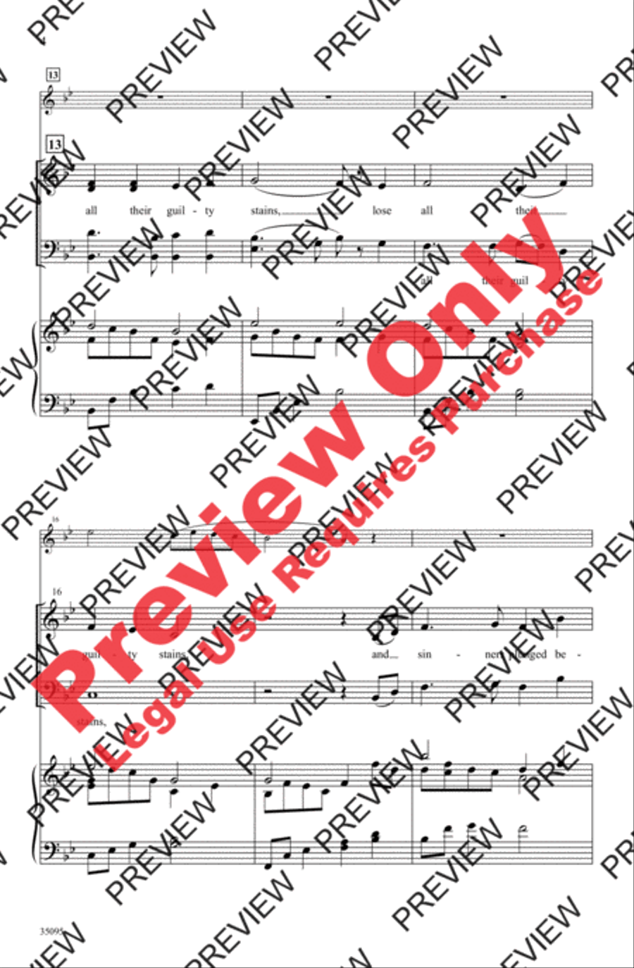 Cleansing Fountain 4-Part scores gallery preview page 4