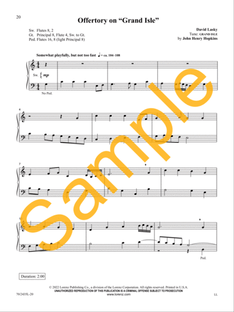 Easy Organ Library, Vol. 74 Organ Solo scores gallery preview page 9