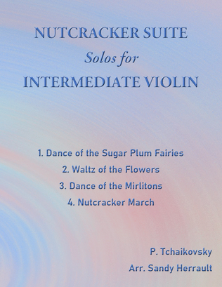 Book cover for Nutcracker Suite, Solos for Intermediate Violin