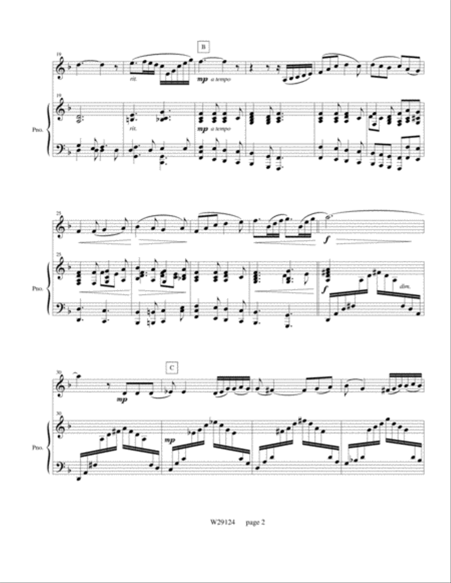 We Three Kings Flute Solo scores gallery preview page 2