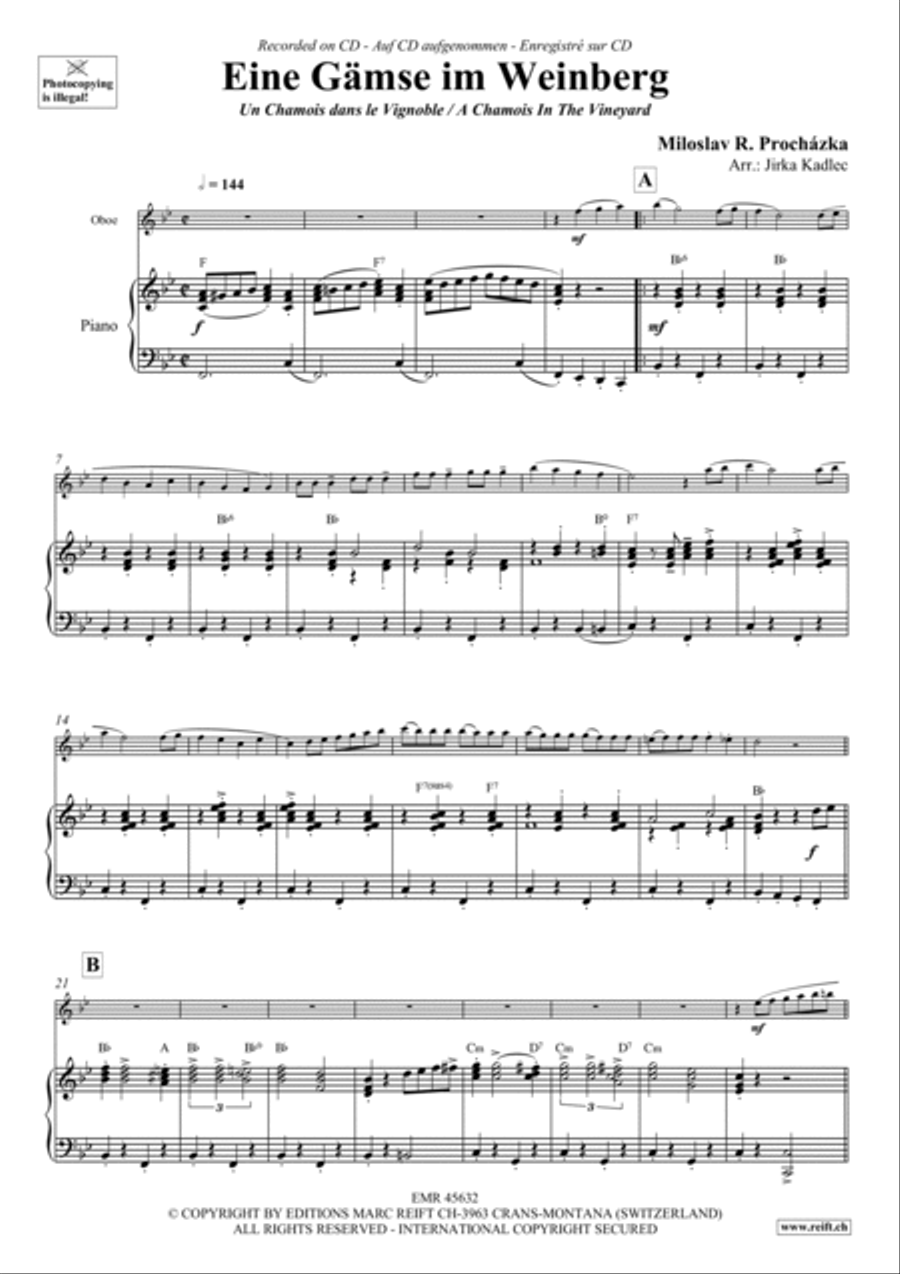 Eine Gamse im Weinberg Piano Accompaniment scores gallery preview page 4
