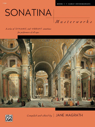 Book cover for Sonatina Masterworks, Book 1