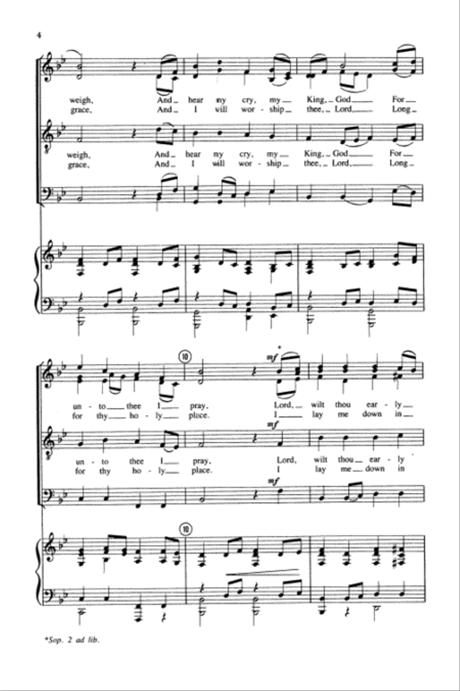 A Place in Heaven (SATB) 4-Part scores gallery preview page 4