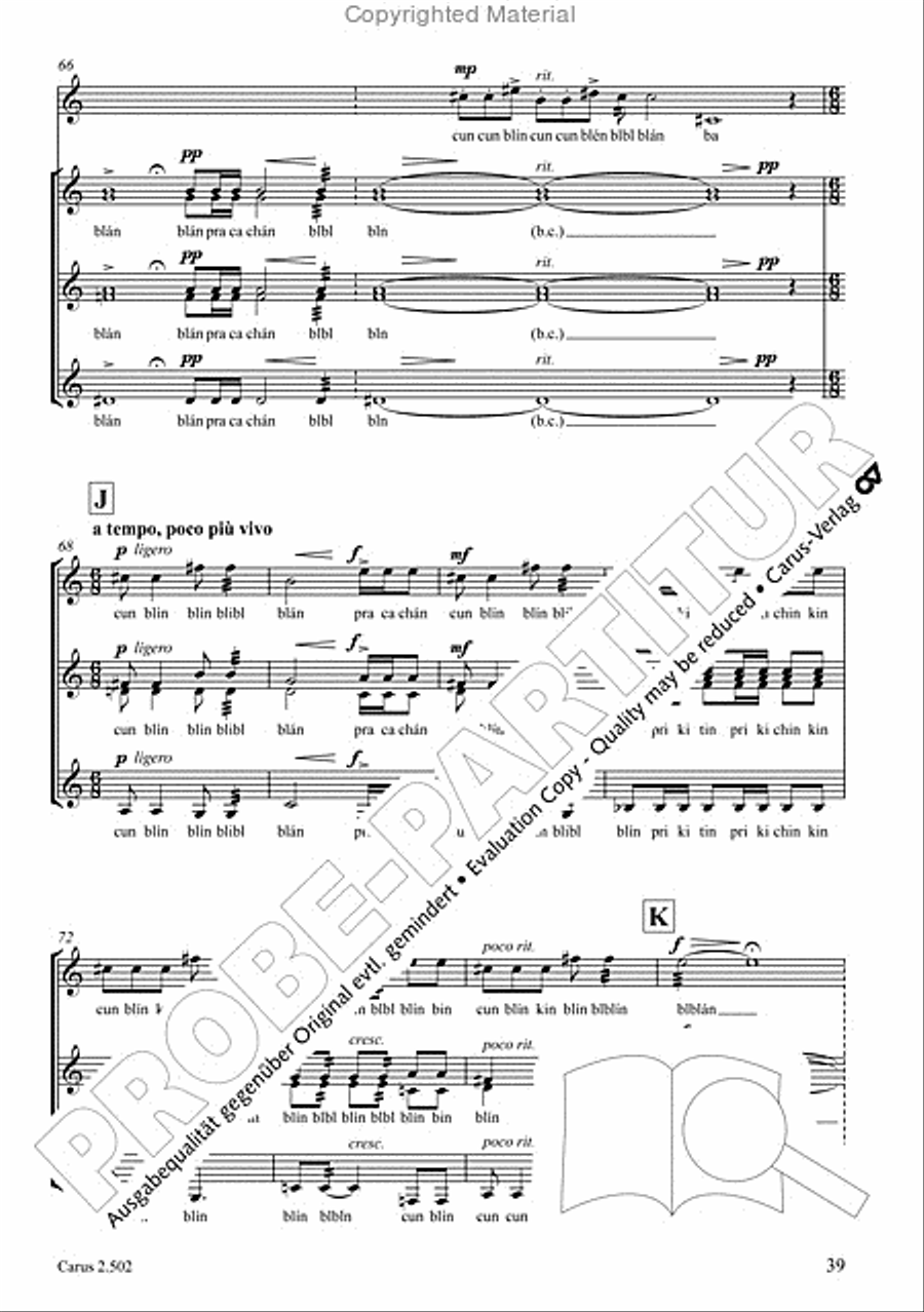 Makumbebe II. Latin American Choral Repertoire. Carmina mundi. Music + CD Choir scores gallery preview page 40