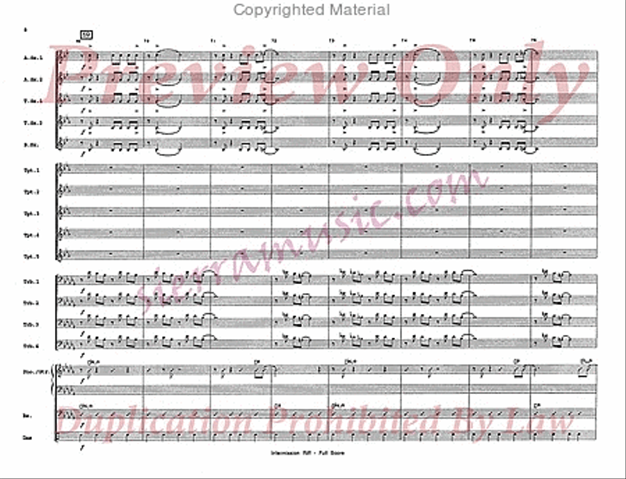 Intermission Riff Jazz Ensemble scores gallery preview page 9