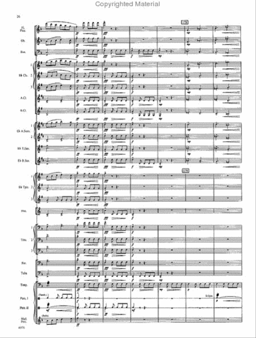 West Highlands Sojourn Concert Band scores gallery preview page 27