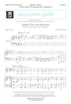 Book cover for Higher than the Heavens