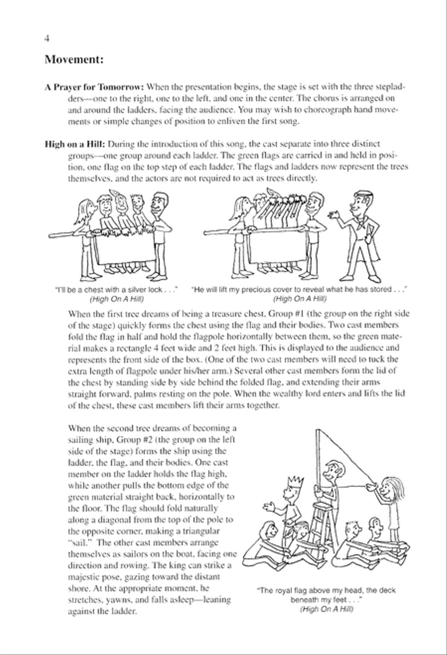 The Tale of the Three Trees (Score) Unison Choir scores gallery preview page 6