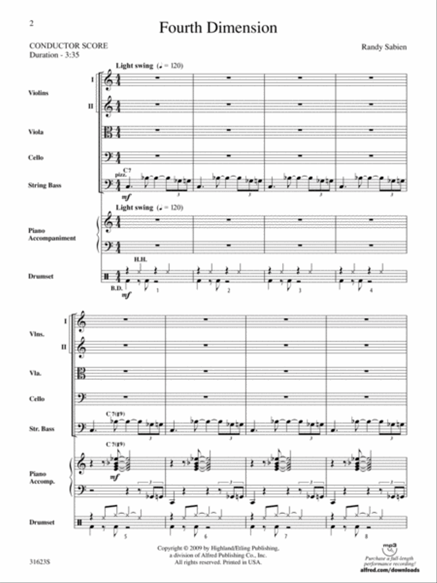 Fourth Dimension: Score String Orchestra scores gallery preview page 2
