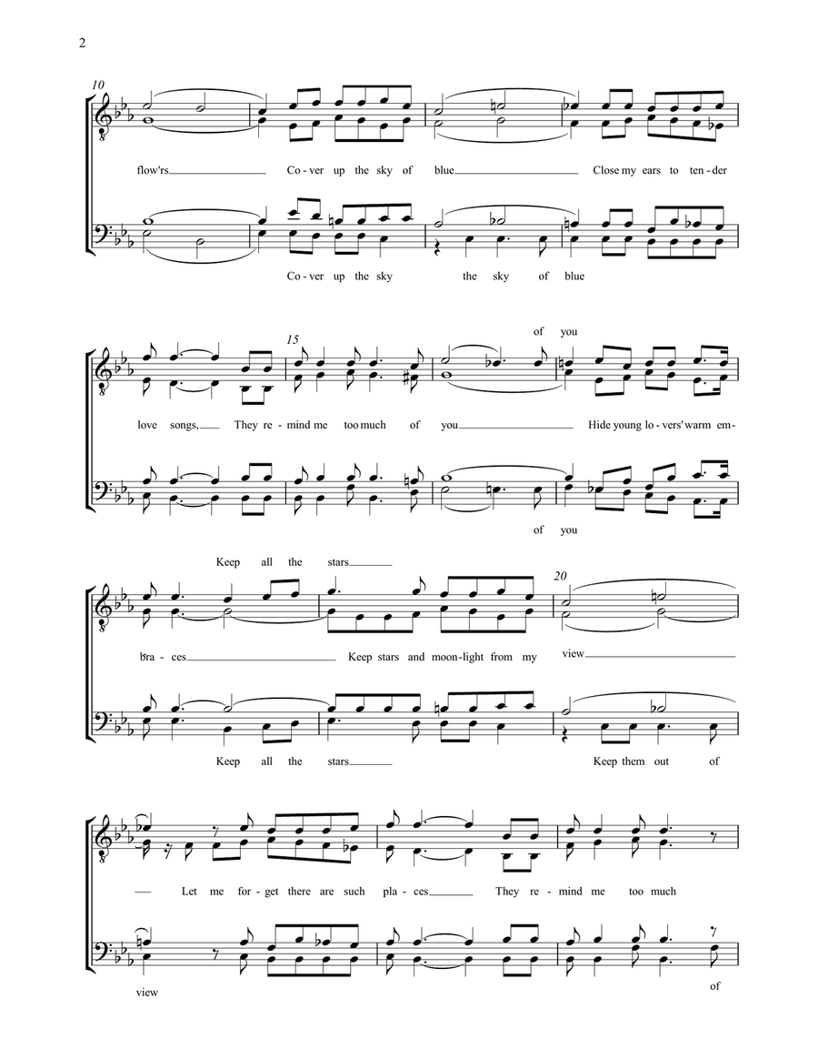 They Remind Me Too Much Of You TTBB scores gallery preview page 2