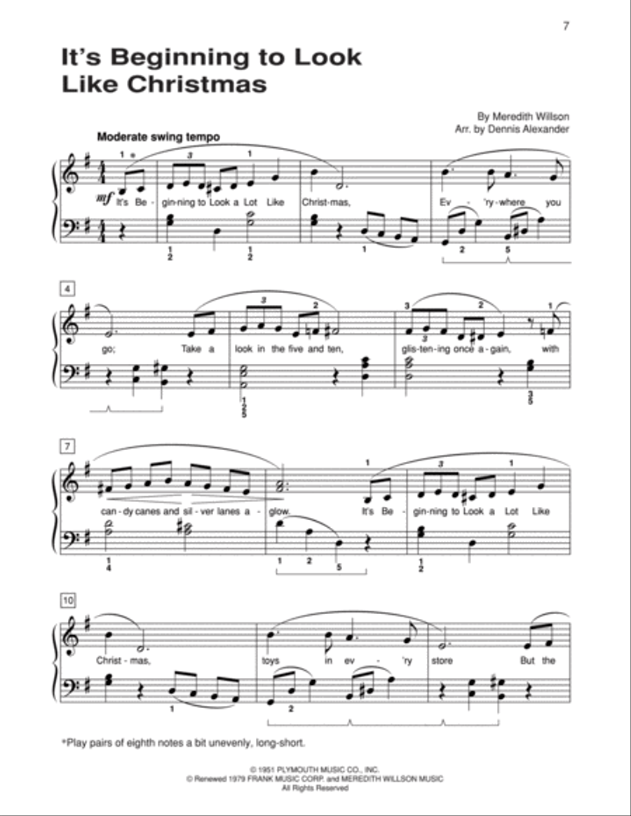 Alfred's Basic Piano Library Top Hits! Christmas, Book 4 Piano Method scores gallery preview page 5