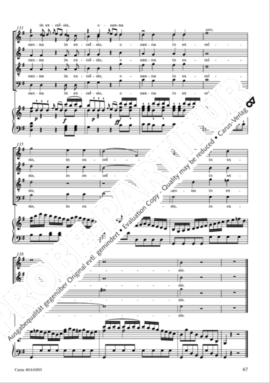 Theresienmesse in B 4-Part scores gallery preview page 68