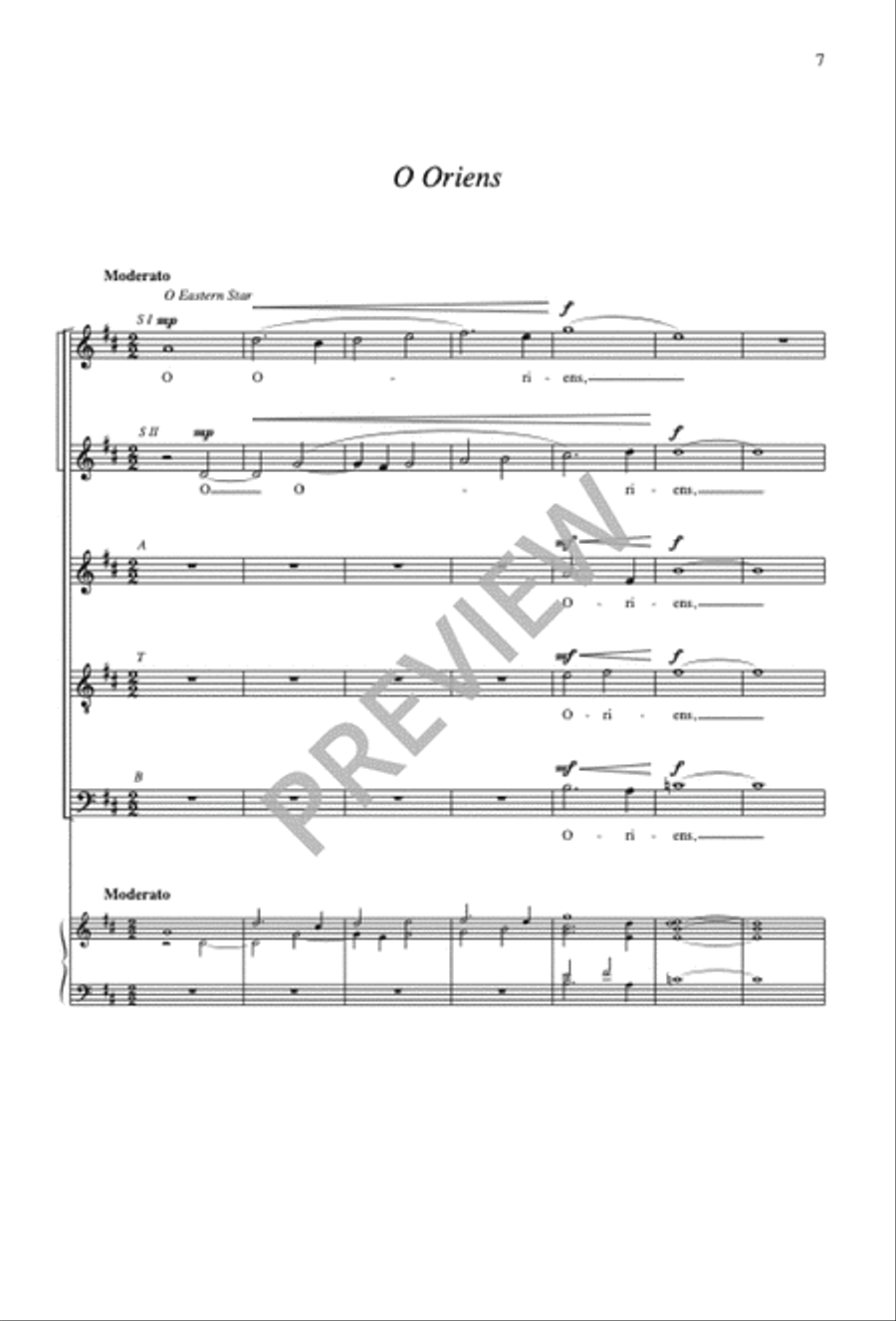 Two O Antiphons Two O Antiphons SSATB scores gallery preview page 8
