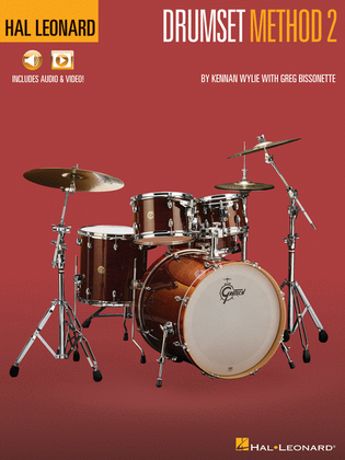 Book cover for Hal Leonard Drumset Method – Book 2