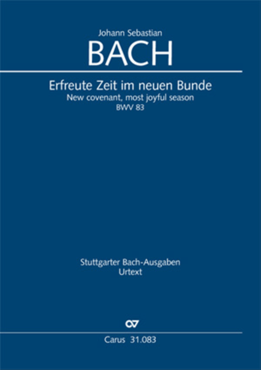 New covenant, most joyful season (Erfreute Zeit im neuen Bunde) ATB scores gallery preview page 1