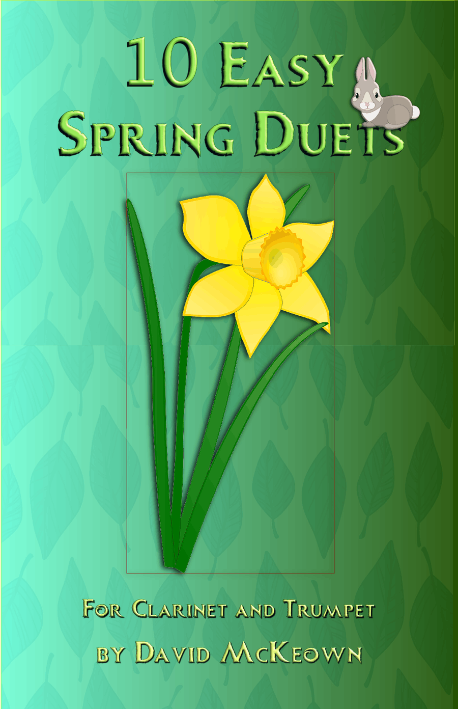 10 Easy Spring Duets for Clarinet and Trumpet Clarinet scores gallery preview page 1