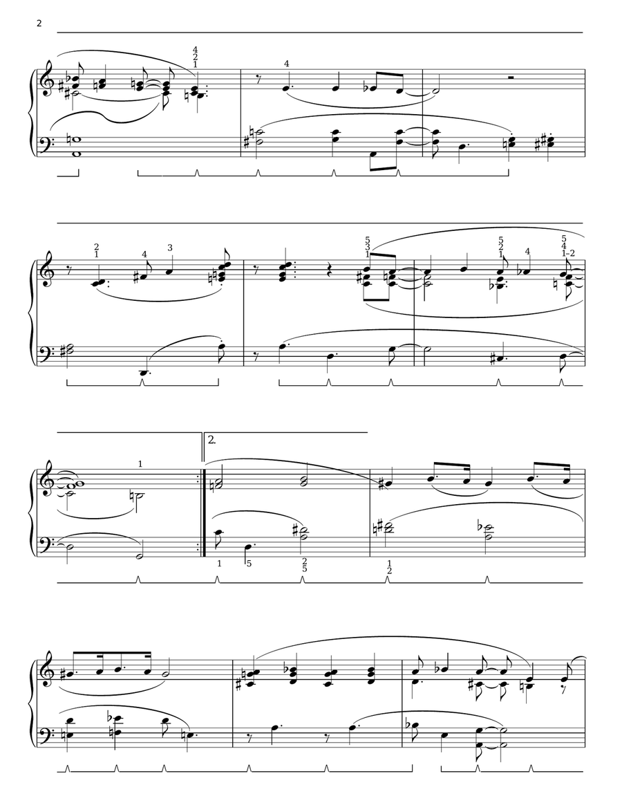 You Made Me Love You (I Didn't Want To Do It) Piano Solo scores gallery preview page 2