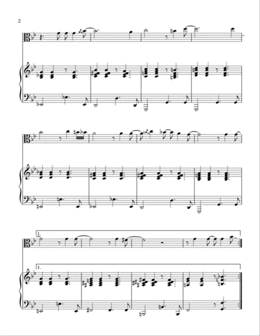 La Belle Dame Sans Regrets Viola scores gallery preview page 3