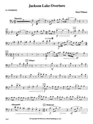 Jackson Lake Overture: 1st Trombone
