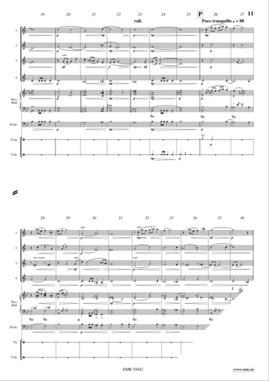 Five Pieces From Kingdom Come: Deliverance Clarinet Quartet scores gallery preview page 9