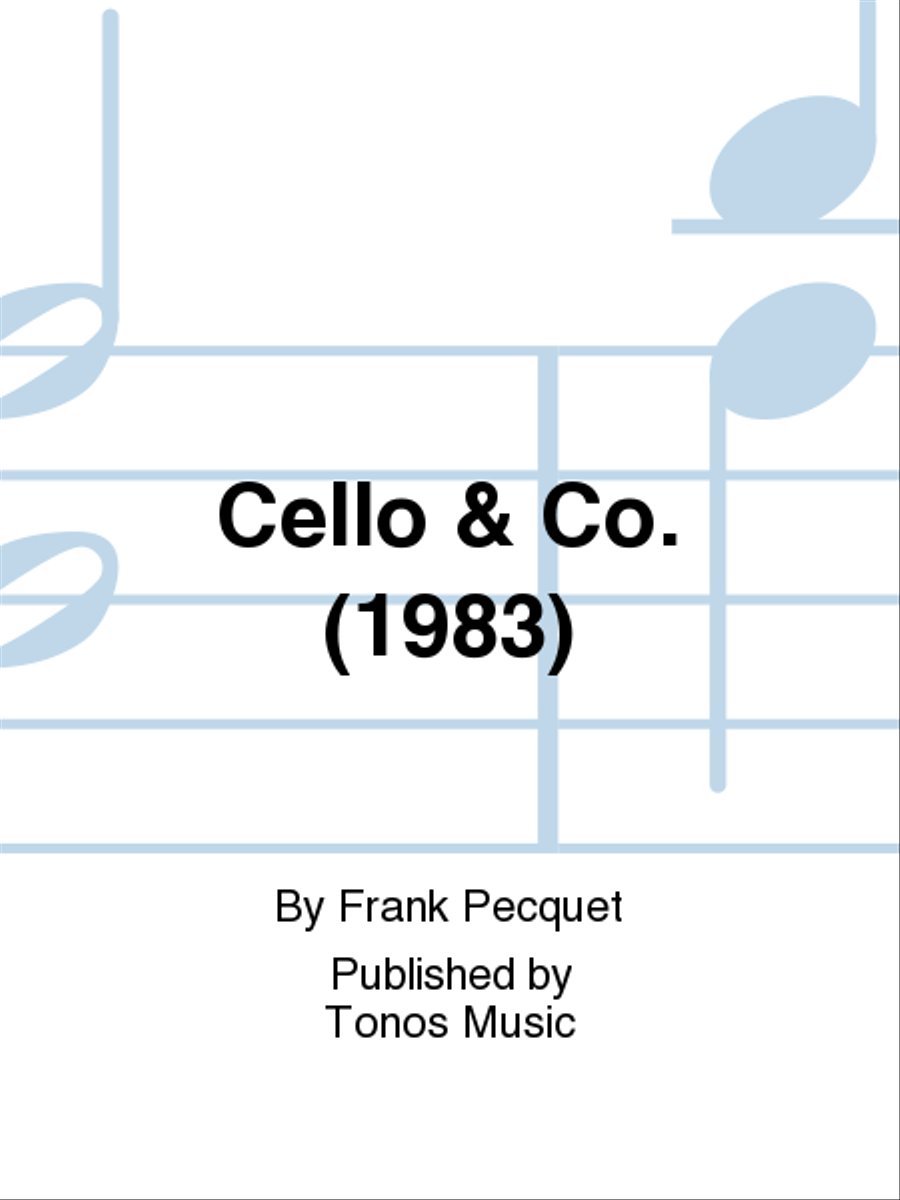 Cello & Co. (1983) Cello & Co. (1983) Flute scores gallery preview page 1