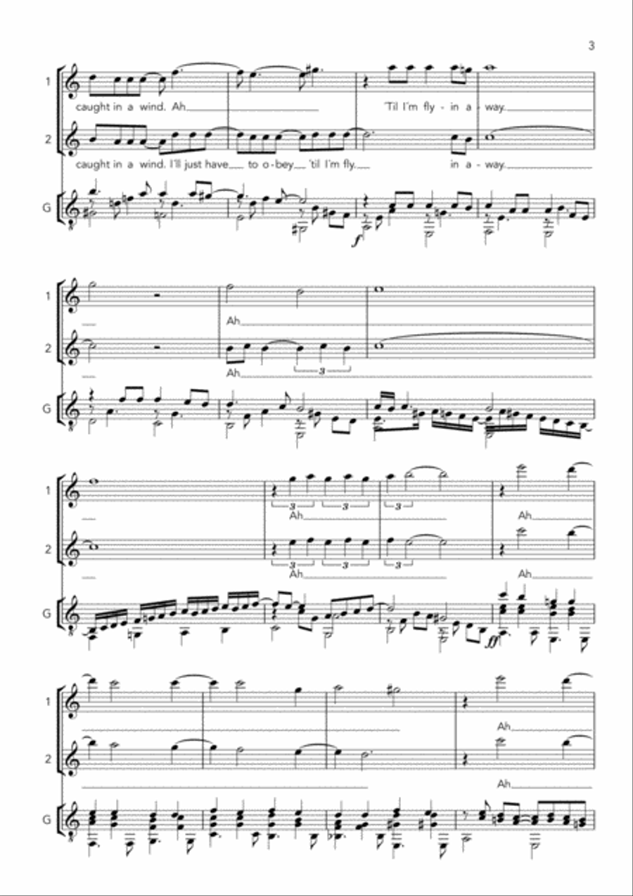 Flight Woodwind Ensemble scores gallery preview page 3