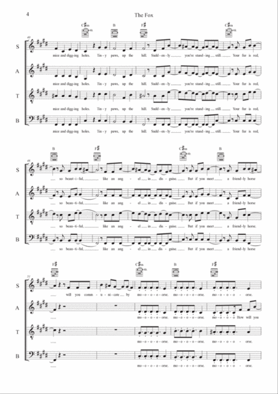 The Fox 4-Part scores gallery preview page 4