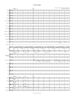 O Holy Night - for soprano solo, choir (SATB) and orchestra - Tabloid/Letter Version