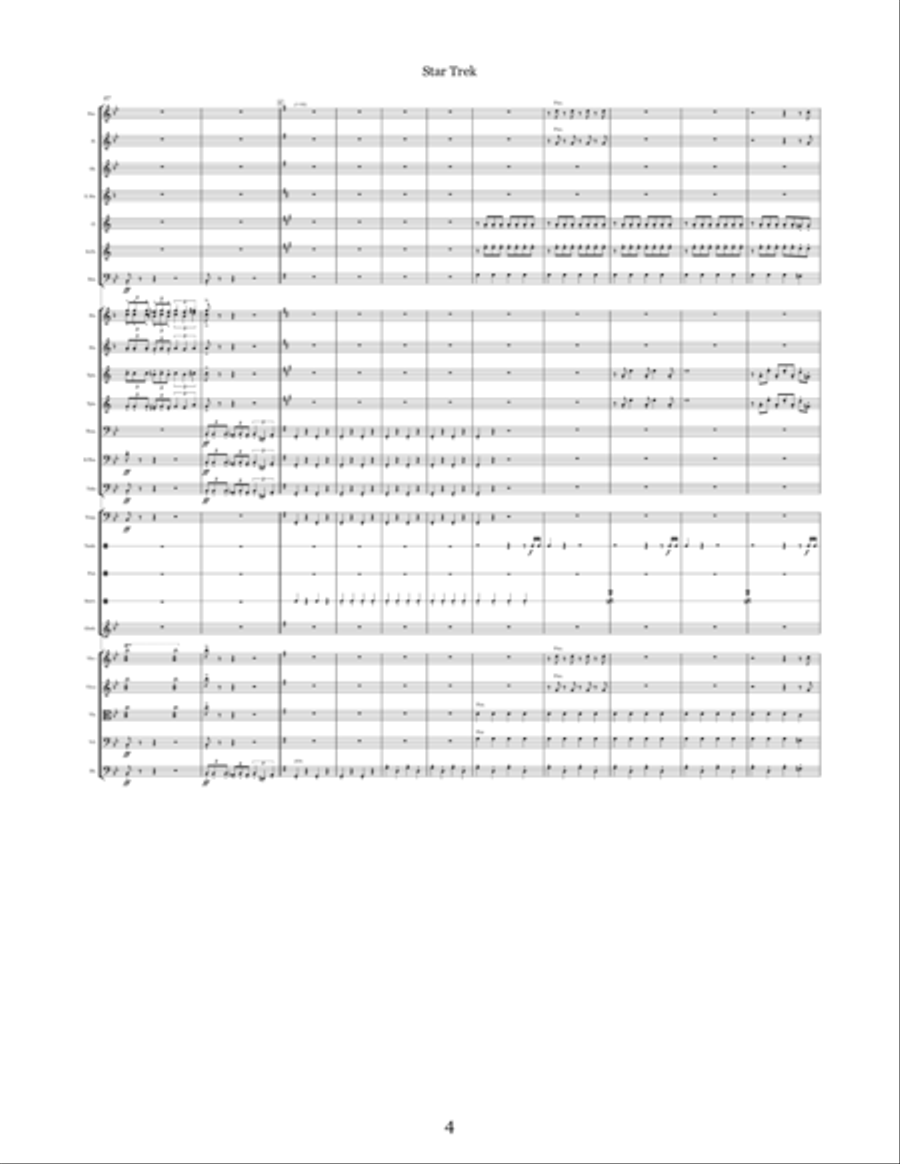 Star Trek(r) The Motion Picture Full Orchestra scores gallery preview page 6