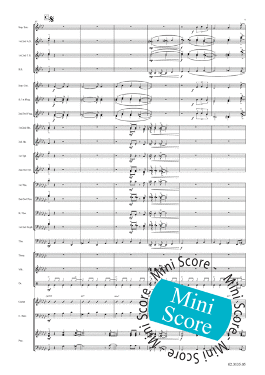 The Way You Look Tonight Fanfare Band scores gallery preview page 13