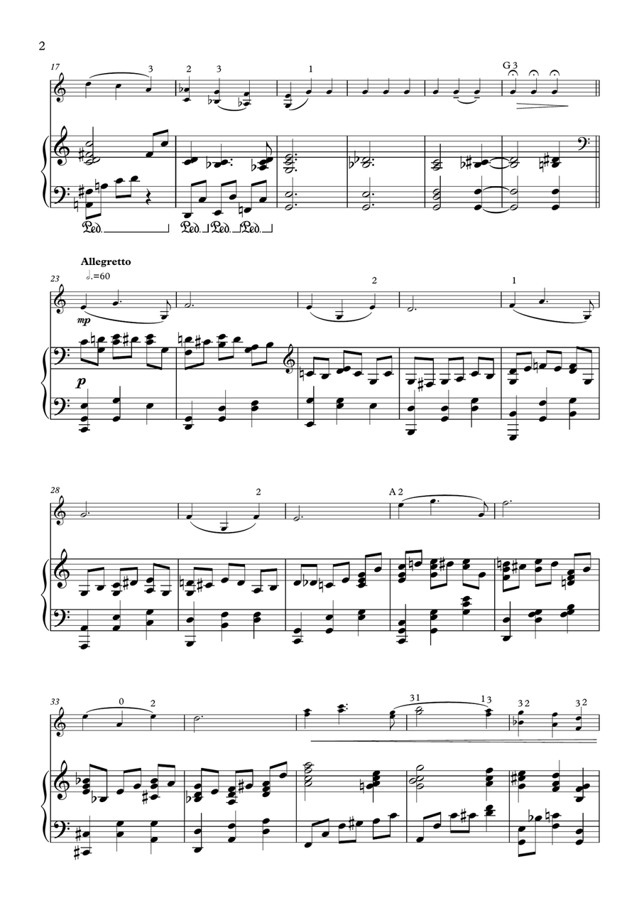 Strauss Emperor Waltz Violin Solo scores gallery preview page 2