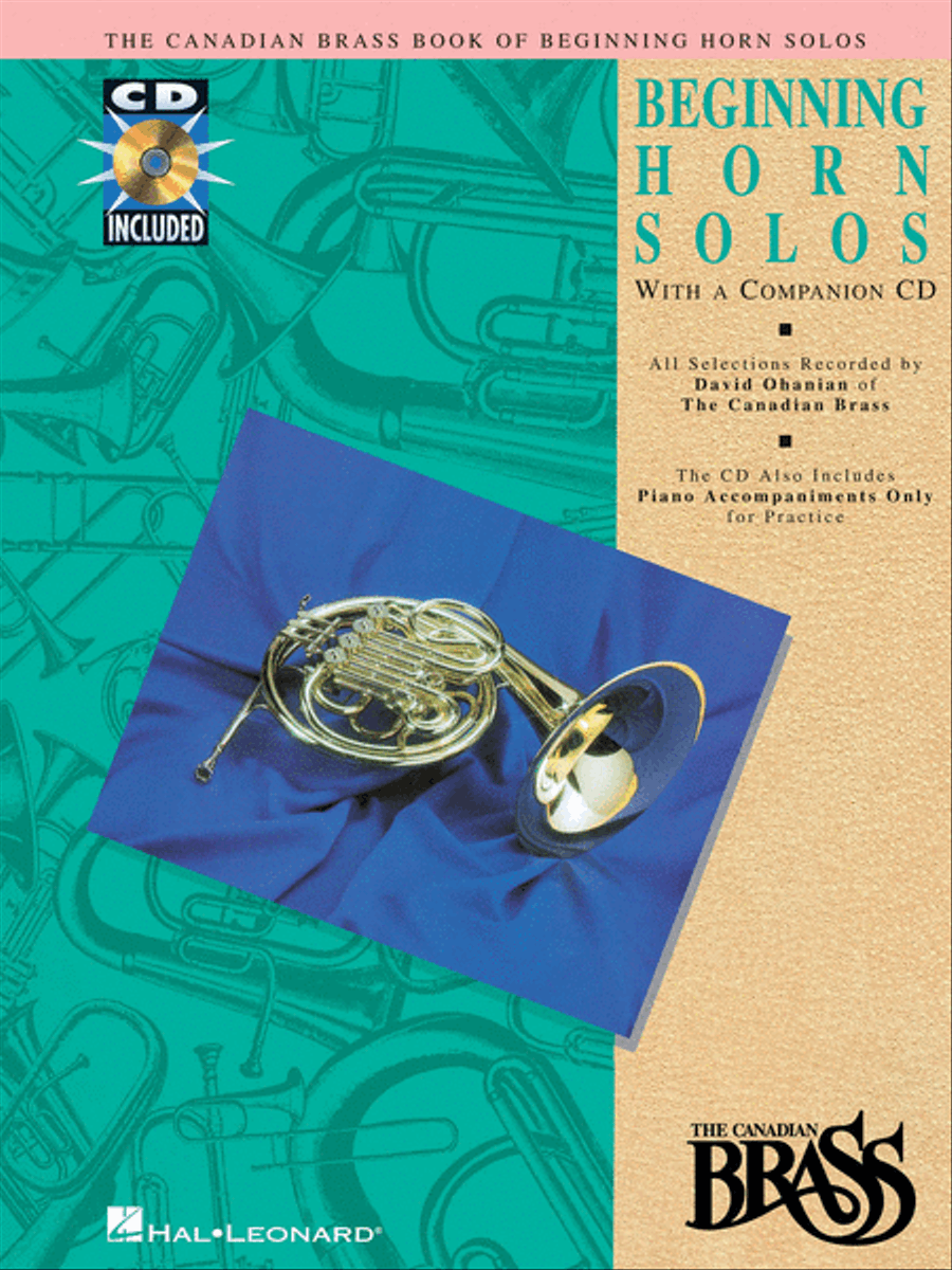 Canadian Brass Book of Beginning Horn Solos Piano scores gallery preview page 1
