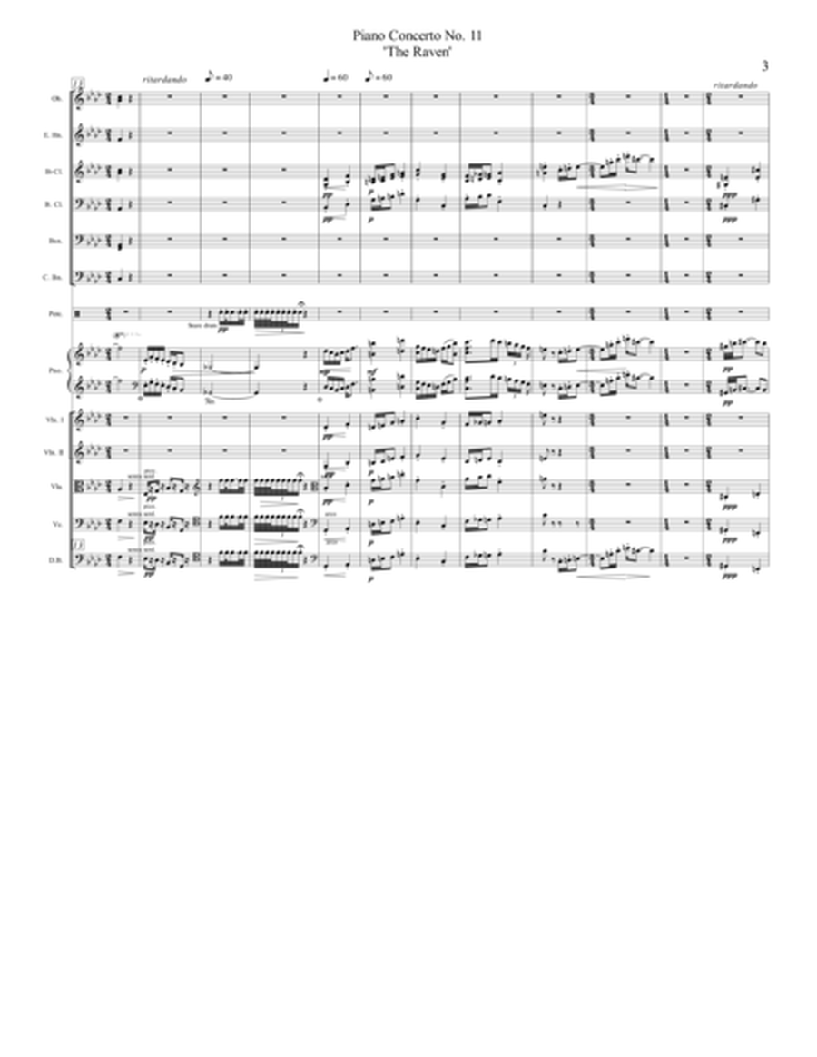 Piano Concerto No. 11 - 'The Raven' (score only)