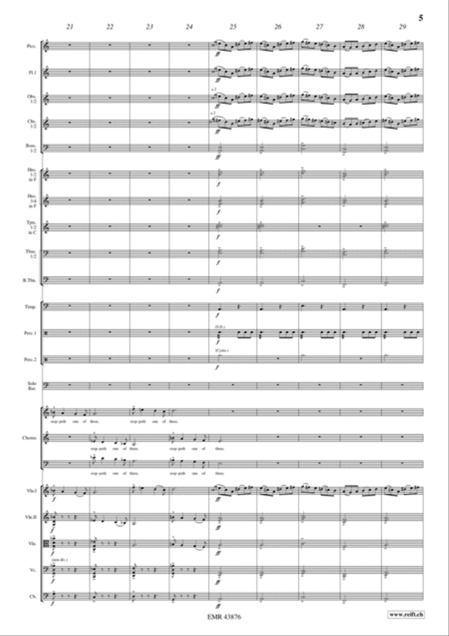 The Rime Of The Ancient Mariner Orchestra scores gallery preview page 5