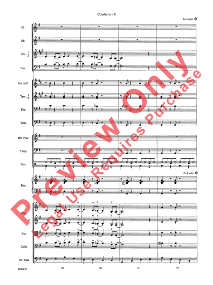 (We're Gonna) Rock Around the Clock Full Orchestra scores gallery preview page 10