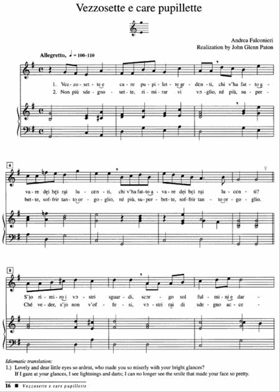 Italian Arias Of The Baroque And Classical Eras - Book Only (High) High Voice scores gallery preview page 2