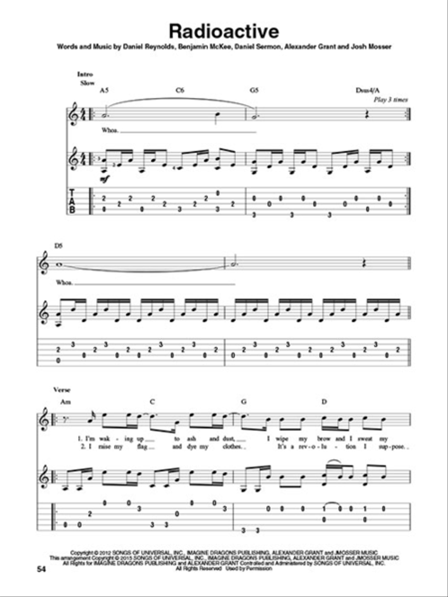 Fingerpicking Hit Songs Fingerpicking Hit Songs Electric Guitar scores gallery preview page 4