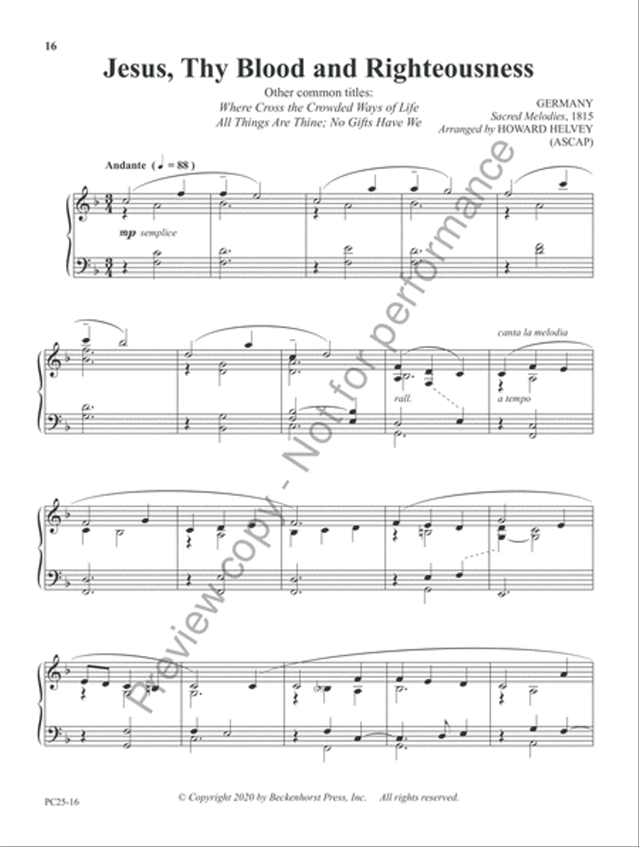 Transformations: Ten Piano Solos Based on Timeless Hymn Tunes Piano Solo scores gallery preview page 9